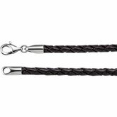 Faux Leather 20" Cord 4mm