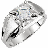 Men's Illusion Solitaire Ring Mounting