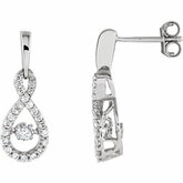 Mystara Diamonds&trade; Infinity Earrings
