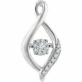 Mystara Diamonds® Infinity-Inspired Pendant