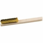 Brass Scratch Brush W/Wooden Handle
