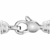 13.5x4.5mm Designer Lobster Clasp with Tie Bars