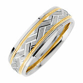 6.75mm Two Tone Design Band