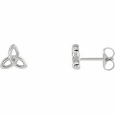 Celtic-Inspired Trinity Earrings