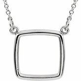 Cushion Square Center or Necklace