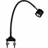 DazorÂ® EcoFlex 4 LED Bench Light on 25" Flexible Gooseneck Arm with Clamp-Black