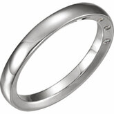 Diamond 4mm Accented Band or Mounting