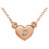 Diamond Heart Necklace or Mounting