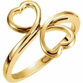 Double Heart Fashion Ring