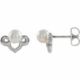 Freshwater Cultured Pearl Drop Earrings