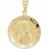 Hollow Round Our Lady of Perpetual Help Medal