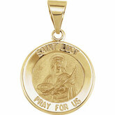 Hollow Round St. Lucy Medal