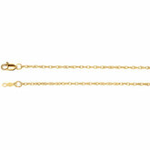 Lasered Titan Gold&#153; Rope Chain 1.5mm