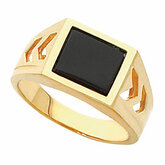 Men's Ring Mounting for Onyx