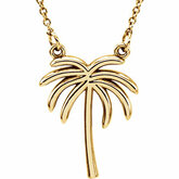 Palm Tree Center or Necklace