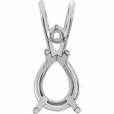 Pear 4 Prong Lightweight Pendant Mounting