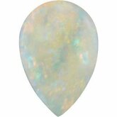 Pear Genuine White Opal (Black Box)