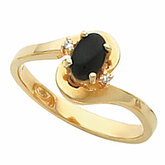 Ring Mounting for Oval Cabochon or Faceted Gemstone