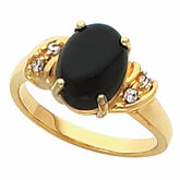 Ring Mounting for Oval Gemstone