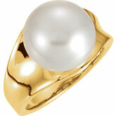 Ring Mounting for South Sea Cultured Pearls