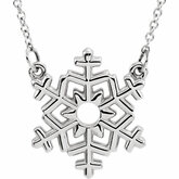 Snowflake Center or Necklace