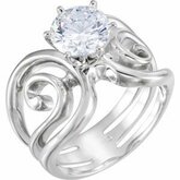 Solitaire Engagement Ring Mounting