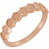 Stackable Geometric Ring