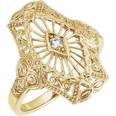 Vintage Design Ring Mounting for Diamond