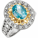 Vintage Style Ring Mounting for Gemstone