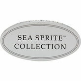 Oval Acrylic Block with Sea Sprite Collection Imprint