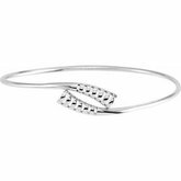 Brc788 / Sterling Silver / Wypolerowane / Fashion Bangle Bracelet