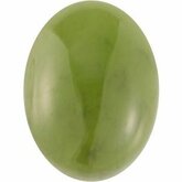 Oval Genuine Nephrite Jade