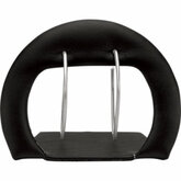Black Leatherette Single Hoop Earring Stand Display
