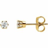 SI&#8322;-SI&#8323; G-H Diamond Threaded Post Stud Earrings