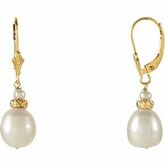 Freshwater Cultured Pearl Drop Earrings