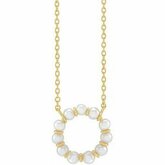 Freshwater Pearl Circle Necklace