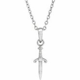 Dagger Necklace or Pendant