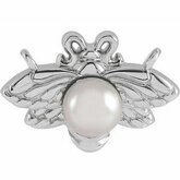 Pearl Bee Necklace or Center