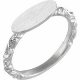 Oval Signet Ring