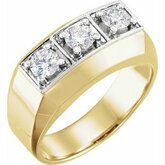 1 CTW Gents Diamond Ring